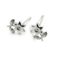 [2對(duì)價(jià)]太陽(yáng)花純銀耳釘[精品]