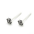 [10對價(jià)]小花純銀耳釘[精品]