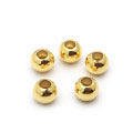[25個(gè)價(jià)]雙色金5mm光珠[銀飾配件]