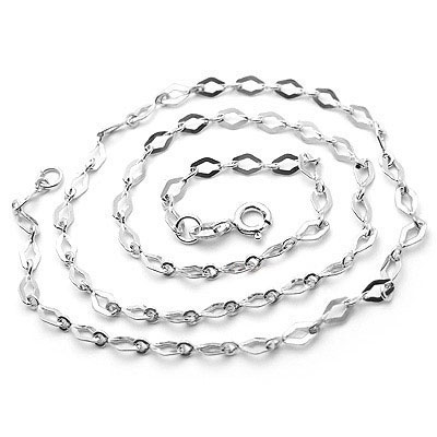 918086-18寸菱形扁吊項(xiàng)鏈