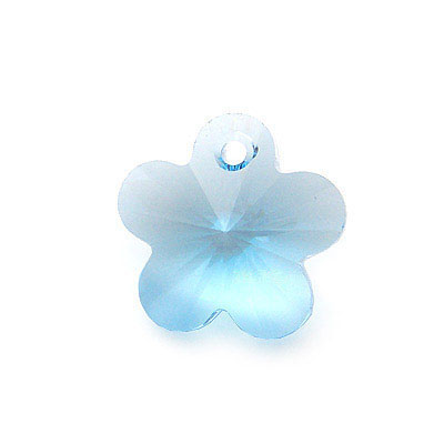 6744HL施華洛世奇梅花水晶湖水藍(lán)14mm