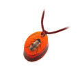 橢圓形昆蟲彩色琥珀項(xiàng)鏈[昆蟲造型混裝]