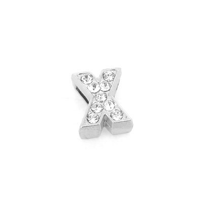 X字母滿(mǎn)鉆英文合金墜