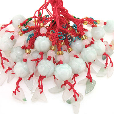 大百財(cái)玉石手機(jī)鏈