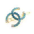 時尚香奈爾彩鉆發(fā)夾個性發(fā)飾品