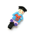 個(gè)性韓服卡通兒童頭飾品/小娃娃牛角夾BB夾發(fā)卡