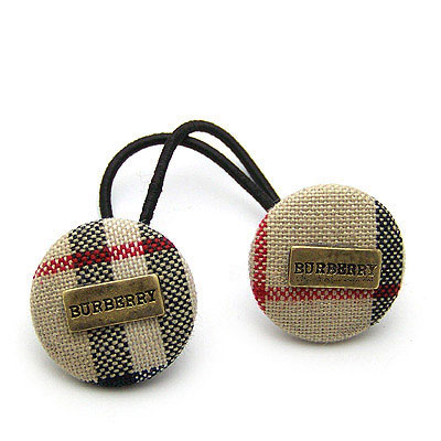 時(shí)尚韓飾BURBERRY格子發(fā)圈頭扎