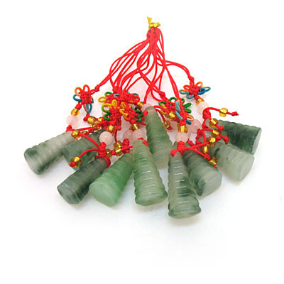 玉石寶塔手機(jī)鏈/時尚玉石小掛件