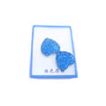 2元店耳耳環(huán)藍色愛心耳釘