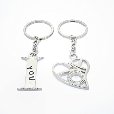 Iloveyou情侶鑰匙對(duì)鏈情侶小商品
