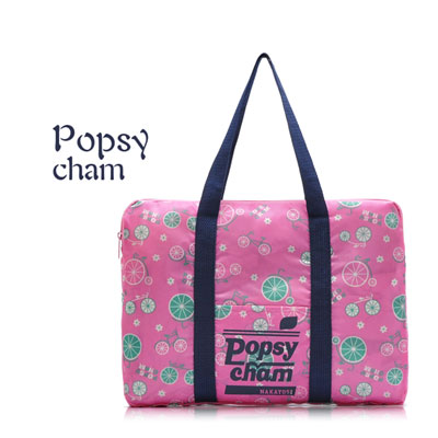 POPSYCHAM粉紅色可愛(ài)輕便文件包/便攜手提包贈(zèng)小包