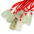 A玉好水頭優(yōu)質(zhì)節(jié)節(jié)高紅繩玉石項鏈