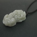 不可多得A料老玉貔貅項(xiàng)鏈